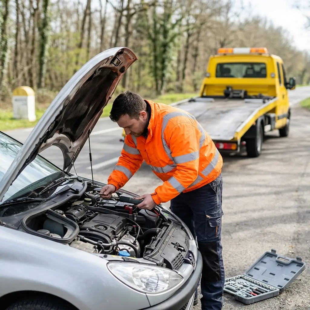 Comment se déroule l'intervention d'un dépanneur voiture à Épône ?