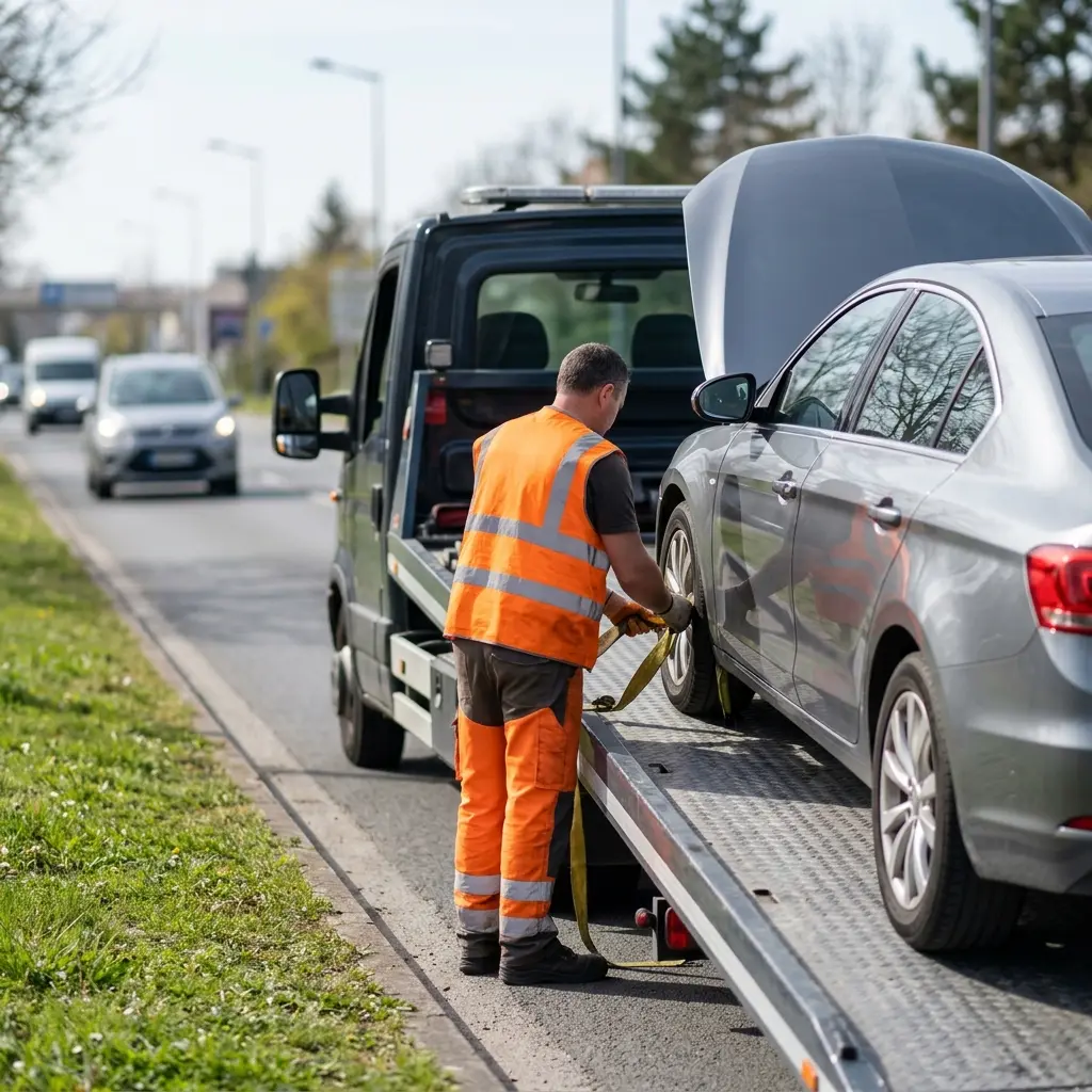 Les gestes essentiels en attendant votre dépanneur voiture