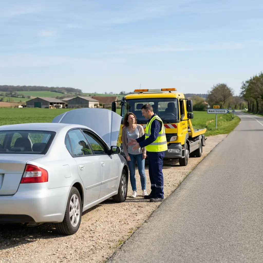 Comment se déroule l'intervention à Marcoussis ?