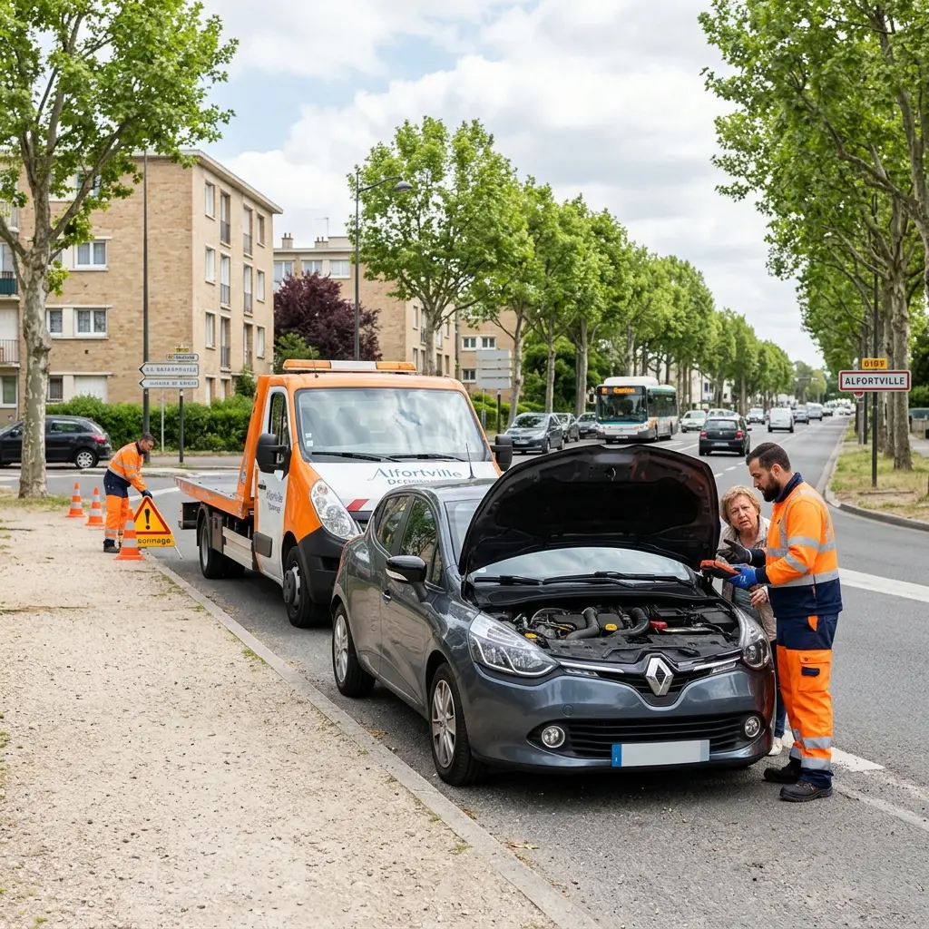Les gestes de sécurité en cas de panne à Alfortville