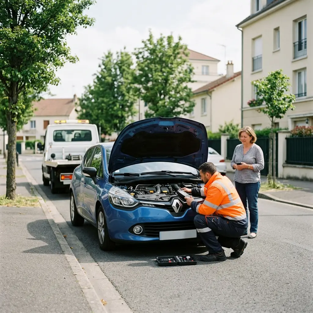 Précautions lors d'un incident mécanique