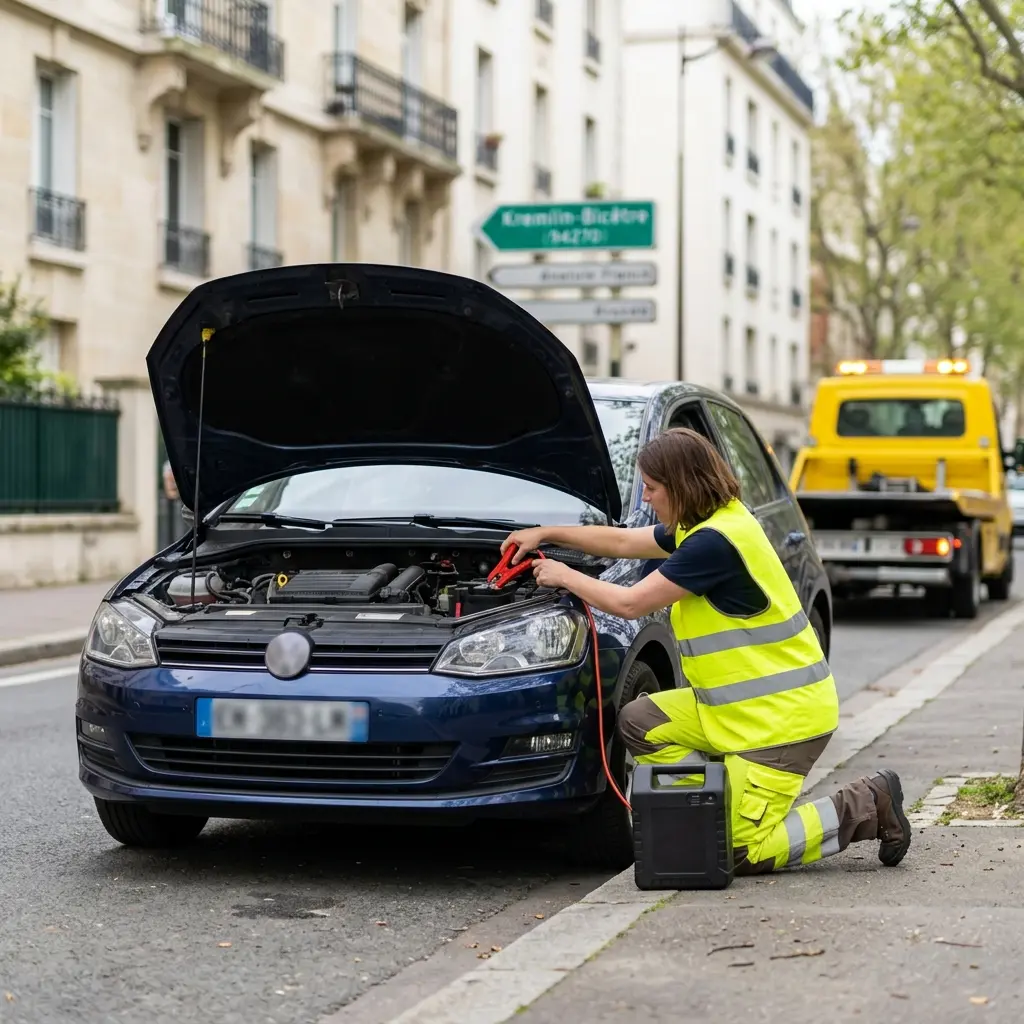Les gestes essentiels en attendant votre dépanneur voiture