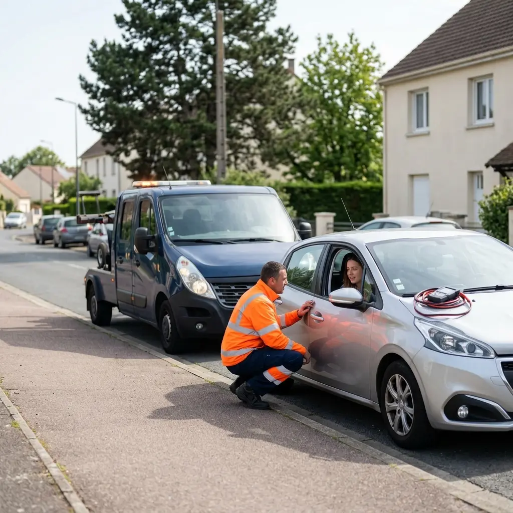 Comment se déroule l'intervention d'un dépanneur voiture à Ablon-sur-Seine ?