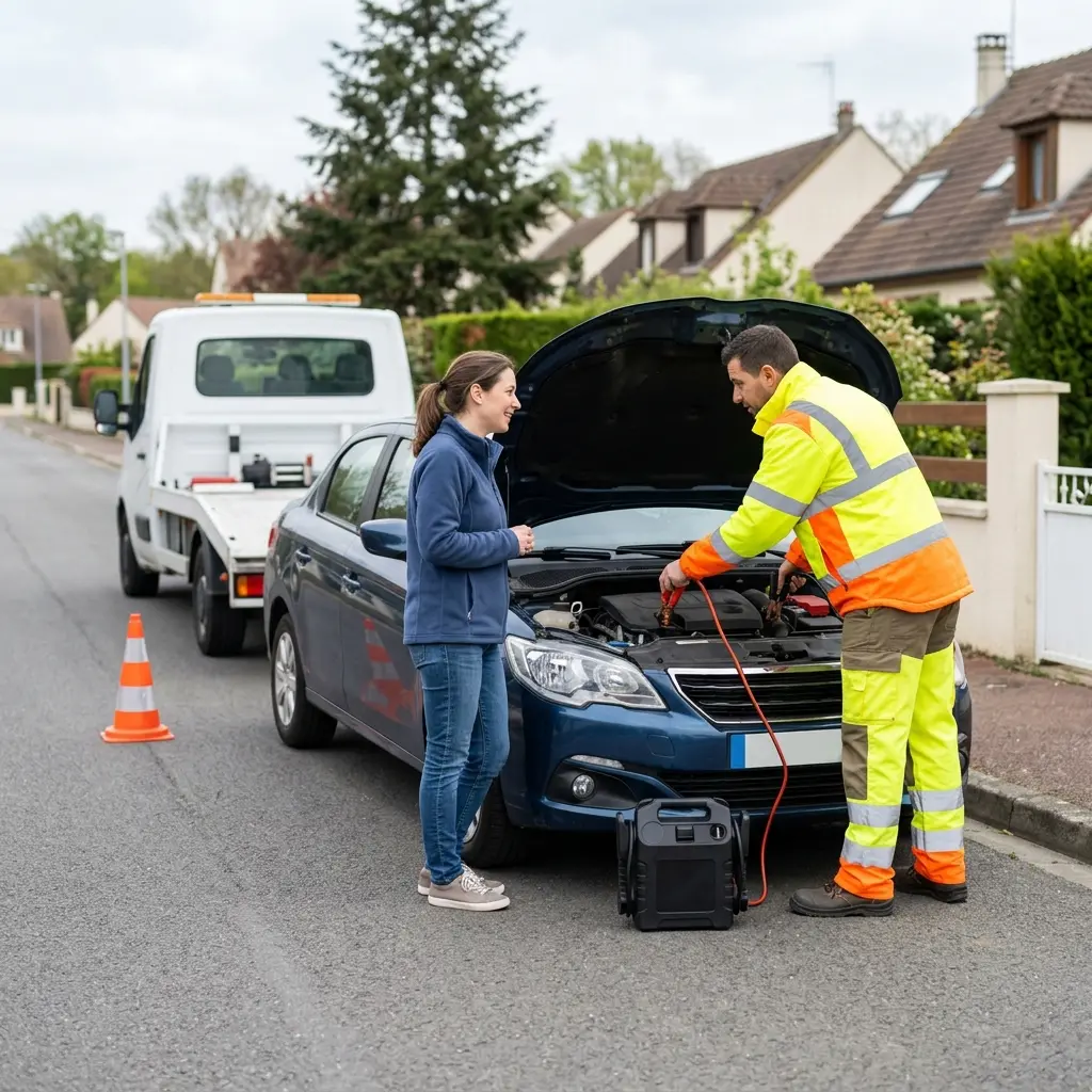 Dépanneur voiture Mandres-les-Roses (94520)