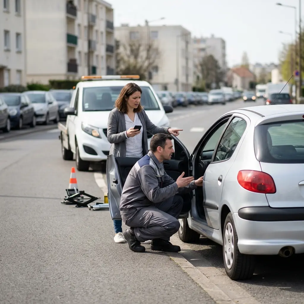 Les gestes essentiels avant l'arrivée du dépanneur