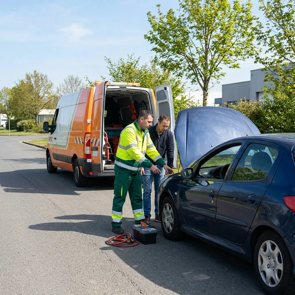 Comment se déroule l’intervention à Fosses pour une panne d’essence ?