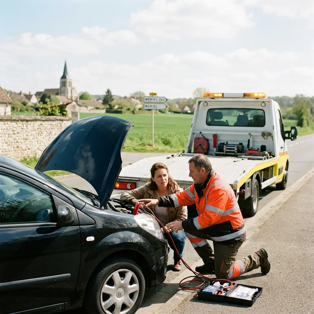 Les étapes de notre méthode de dépannage auto à Mériel