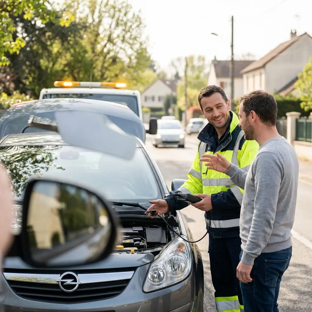 Comment se déroule l'intervention à Mériel pour votre voiture ?