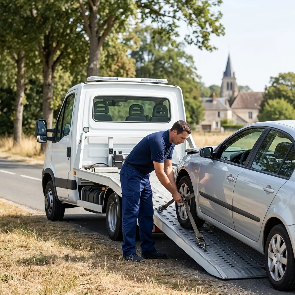 Précautions lors d'une panne sur la route