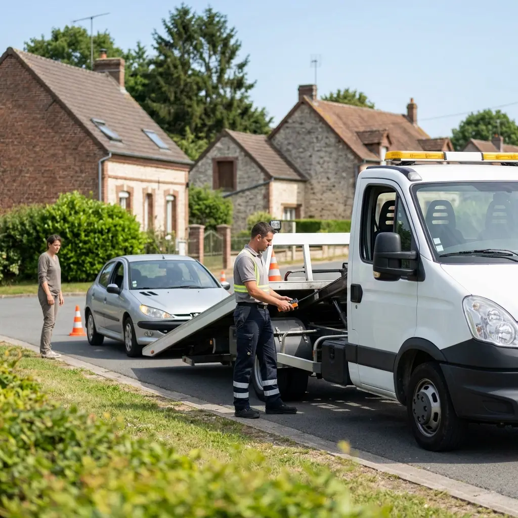 Comment se déroule l'intervention de dépannage à Bornel ?
