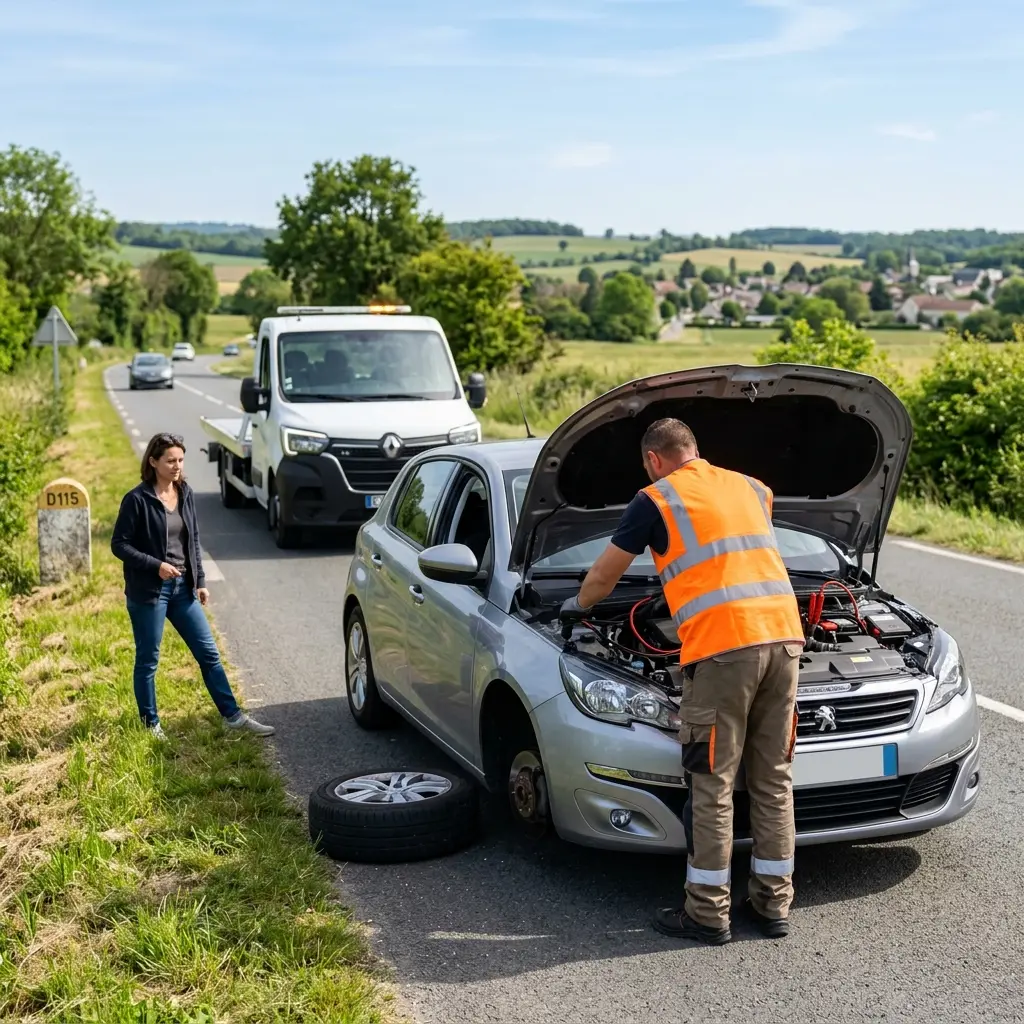 Comment se déroule l’intervention de la dépanneuse à Ferté-Gaucher ?