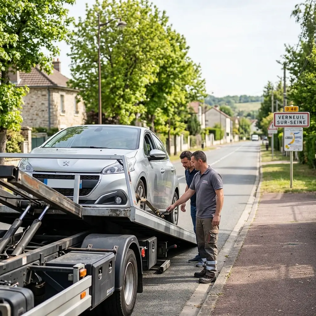 Comment se déroule l'intervention à Verneuil-sur-Seine ?