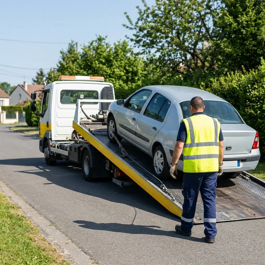 Comment se déroule l’intervention d’une dépanneuse pas chère à Varennes-Jarcy ?