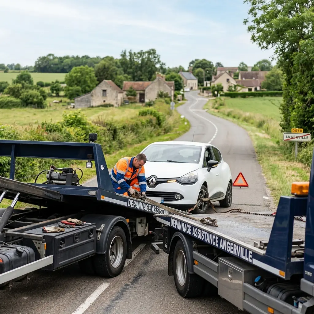 Comment se déroule l'intervention à Angerville ?