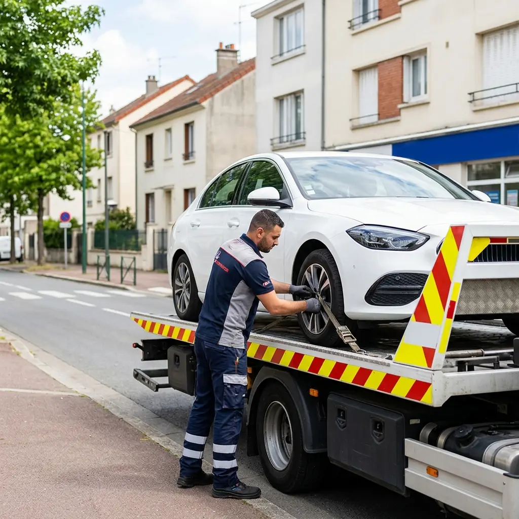 Comment se déroule l'intervention de dépanneuse à Bondy ?