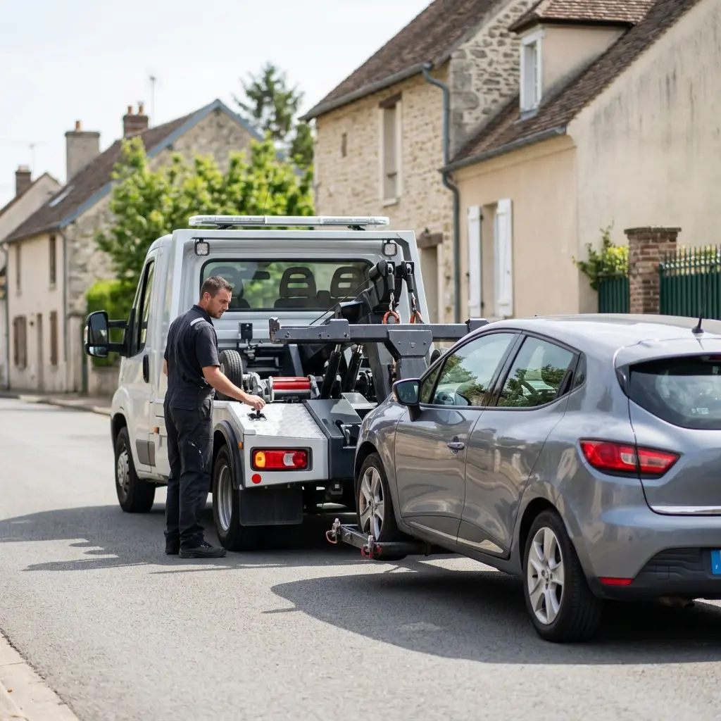 Comment notre dépanneuse déploie l’intervention à Écouen