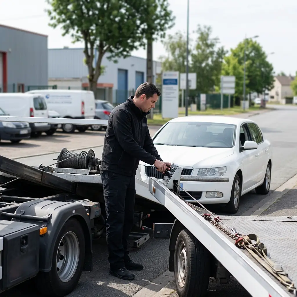 Comment se déroule l'intervention de dépannage à Creil ?