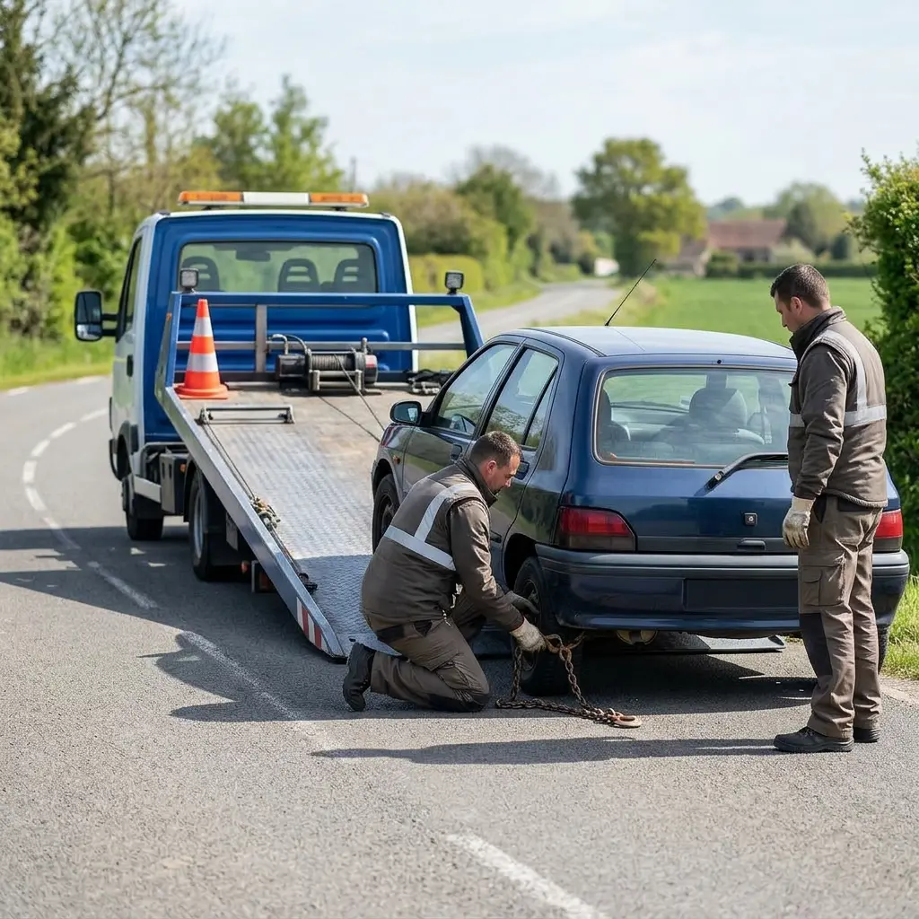 Comment se déroule l'intervention de dépannage à Cauffry ?