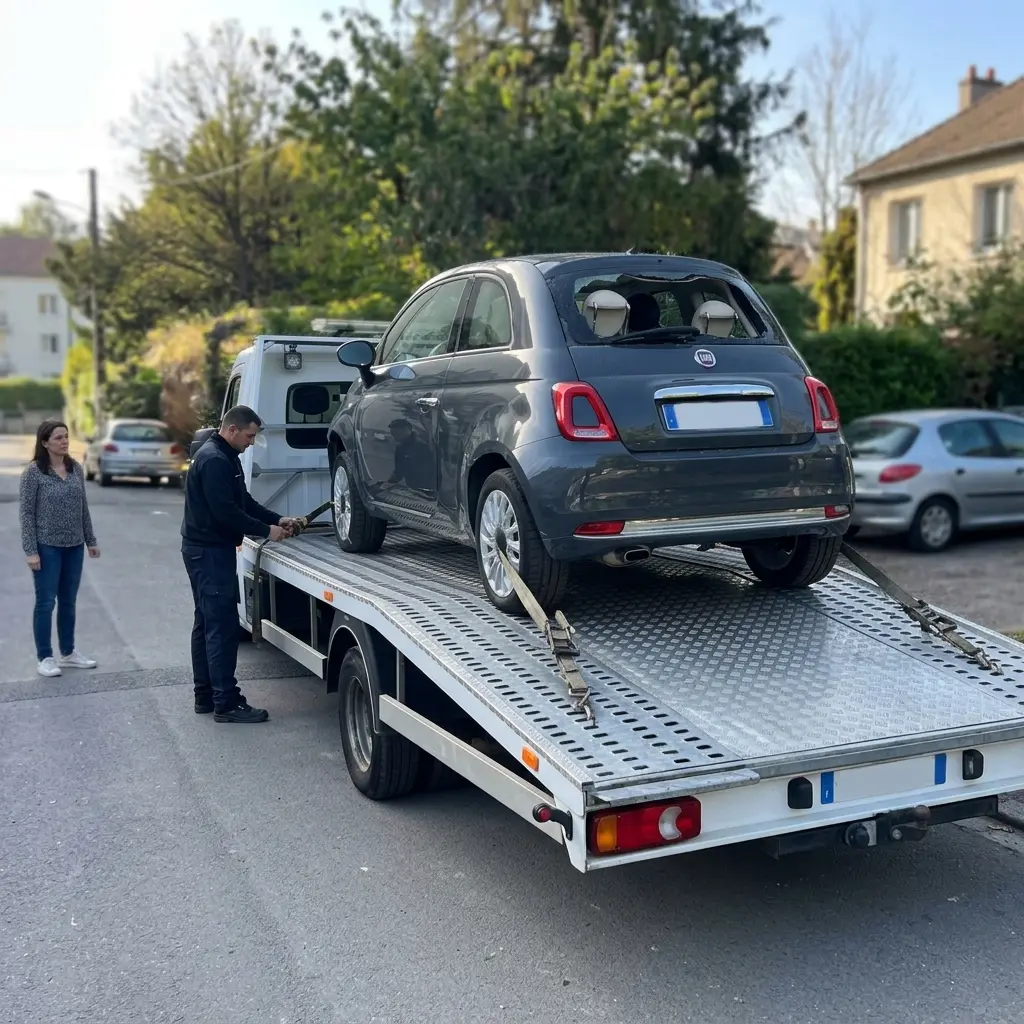 Comment se déroule l'intervention de remorquage à Saint-Maximin ?
