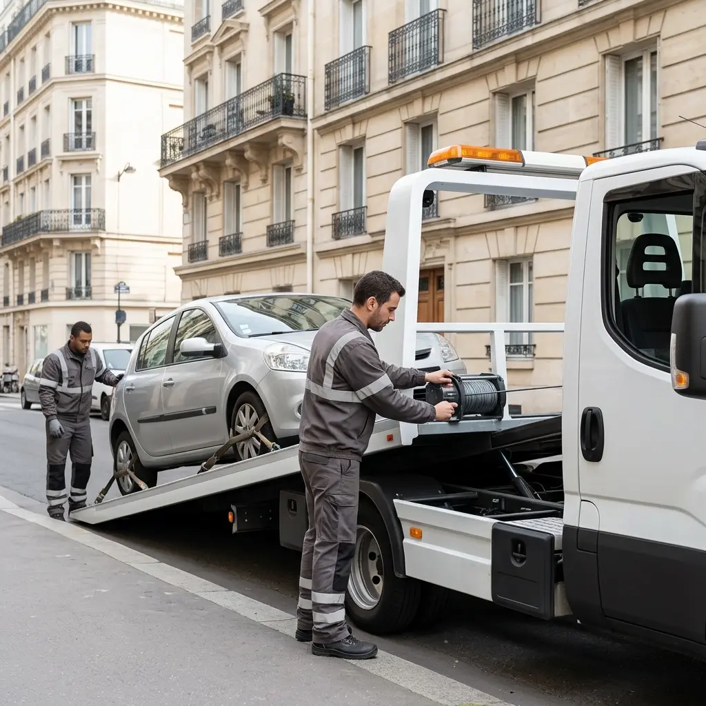 Comment se déroule l'intervention de dépanneuse à Paris 20 ?