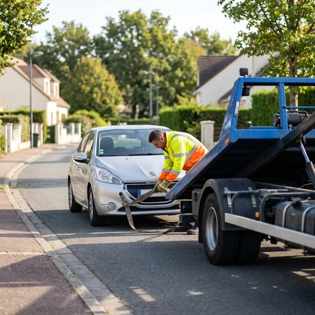 Comment se déroule l'intervention de dépanneuse à Montévrain ?