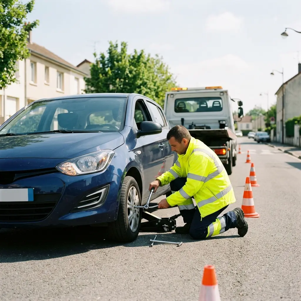 Comment se déroule l'intervention de dépannage à Nandy ?