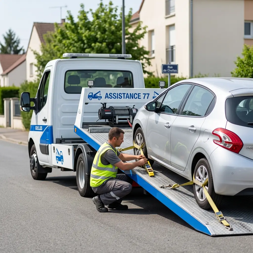 Sécurité et réassurance à Chelles grâce à notre dépanneuse
