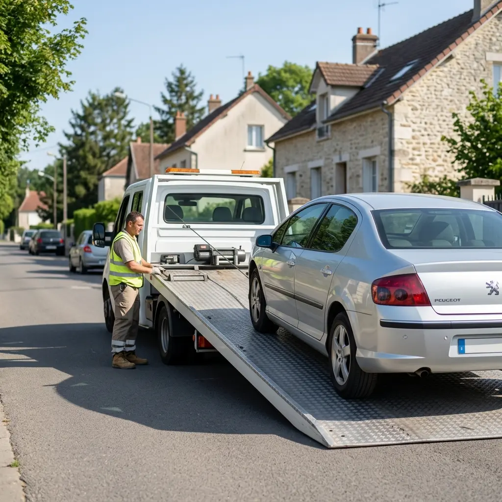 Comment notre équipe déploie la dépanneuse sur site à Chapelle