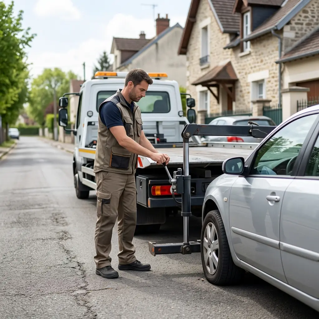 Quelles étapes suit une dépanneuse à Vulaines-sur-Seine ?