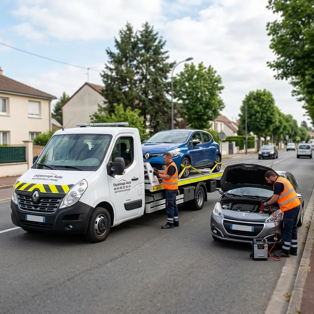 Comment se déroule l'intervention de dépanneuse à Sartrouville ?