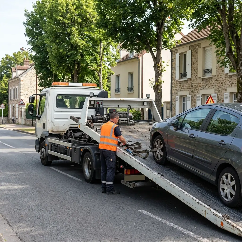Comment se déroule l'intervention de dépanneuse à Port-Marly ?