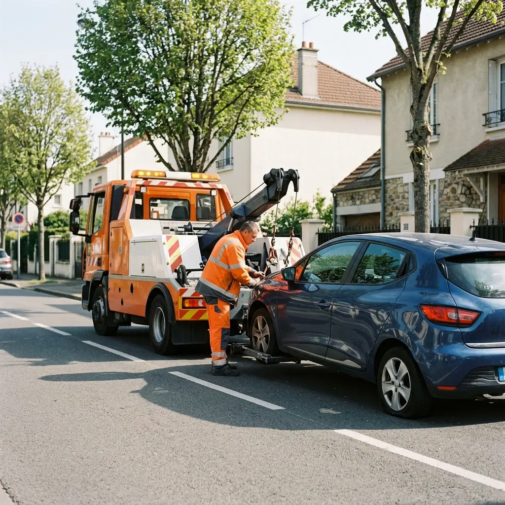 Comment se déroule l'intervention de la dépanneuse à Massy ?