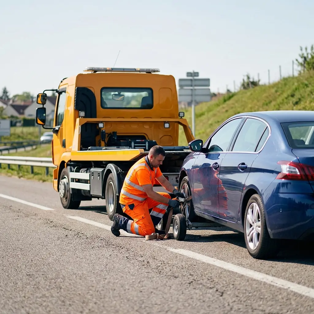 Précautions lors d'une panne automobile