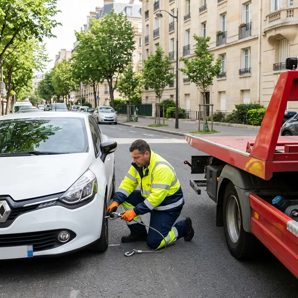 Comment se déroule l'intervention de dépanneuse à Neuilly-sur-Seine ?