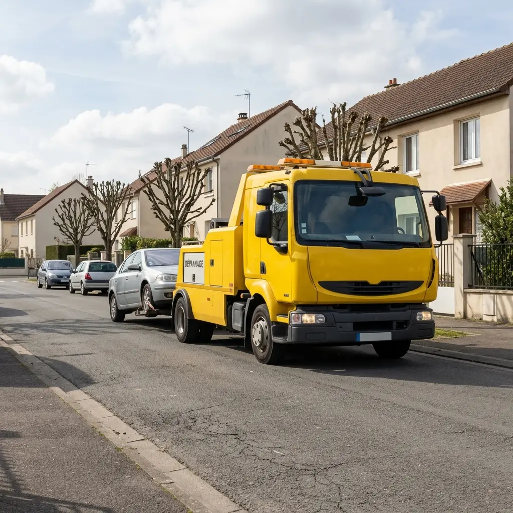 Comment se déroule l'intervention de dépanneuse au Blanc-Mesnil ?