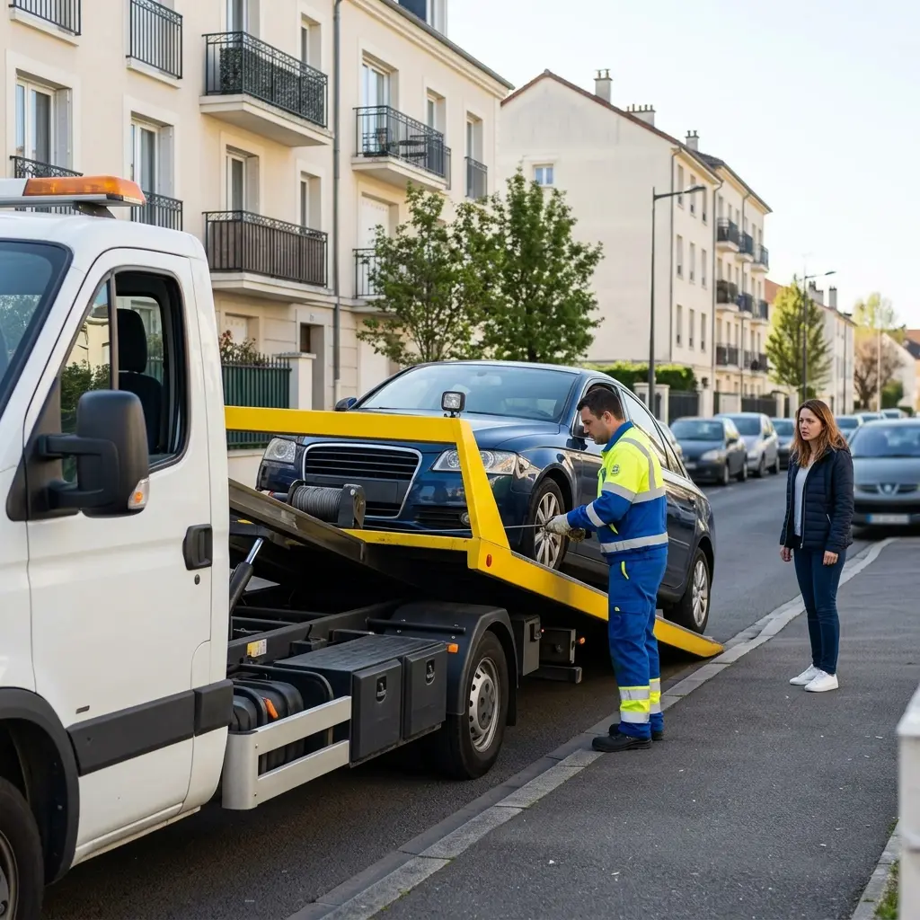 Comment se déroule l'intervention de dépanneuse à Villemomble ?