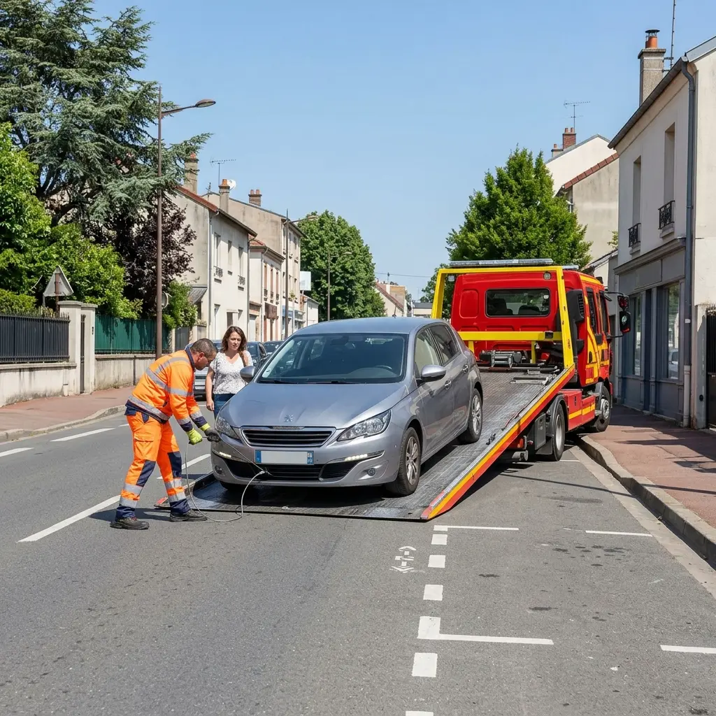 Comment se déroule l'intervention de dépanneuse à Arcueil ?