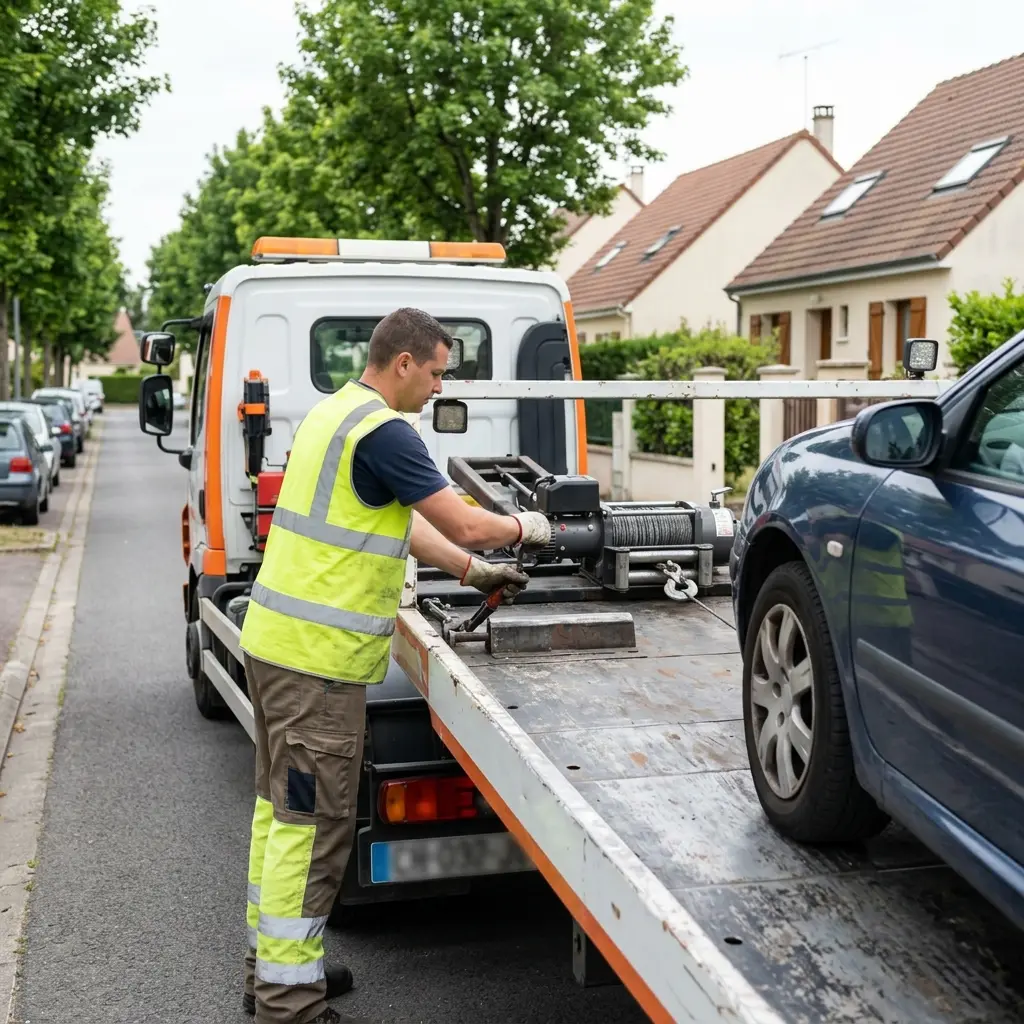 Comment se déroule l'intervention de dépanneuse à Groslay ?