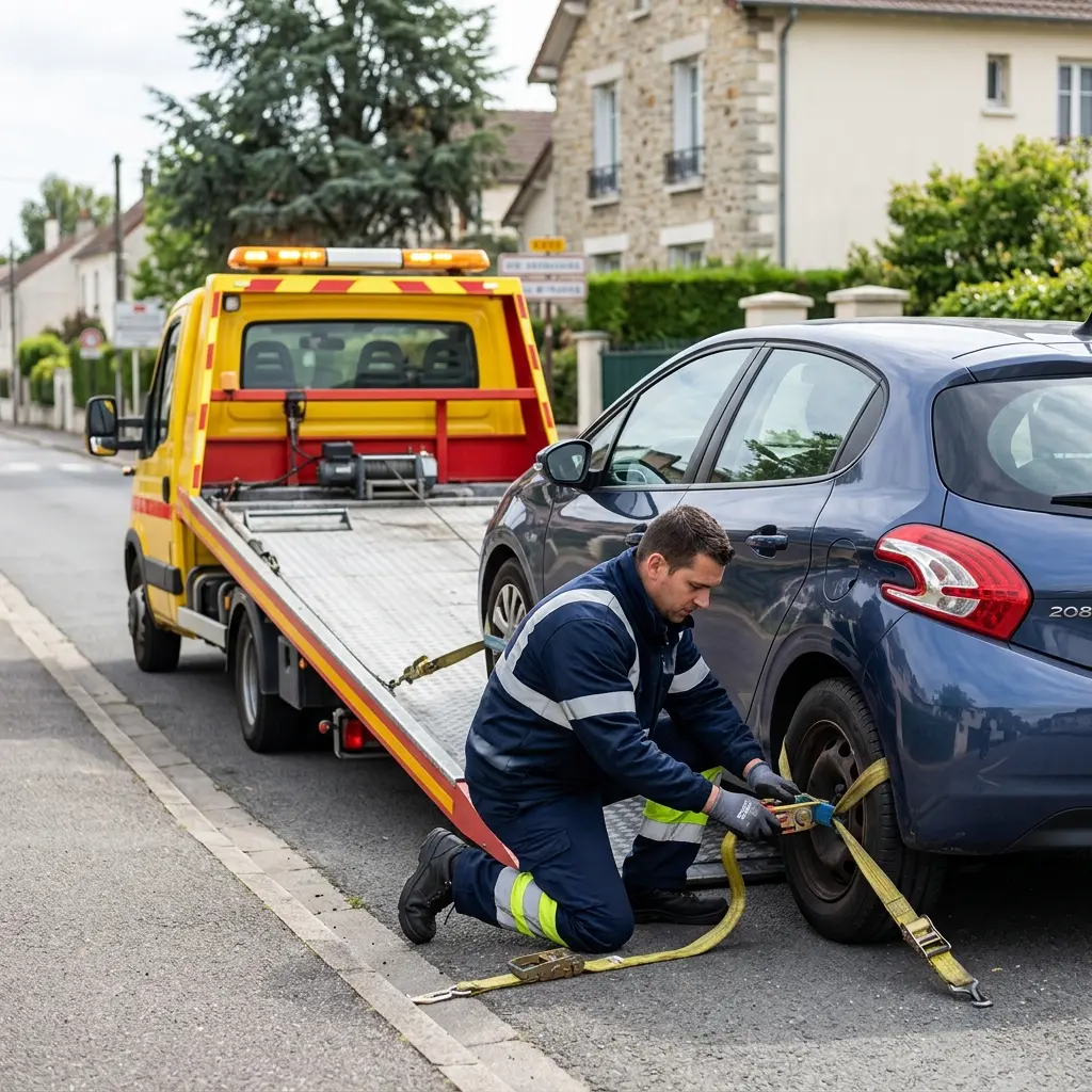 Comment se déroule l'intervention de dépannage à Ézanville ?