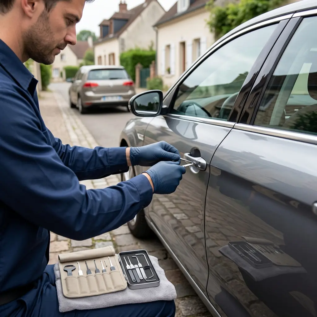 Comment réagir face à une porte de voiture bloquée ?
