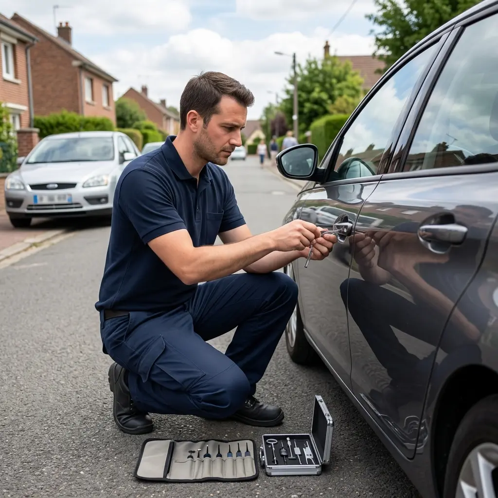 Comment se déroule l'ouverture de porte voiture à Auneuil ?