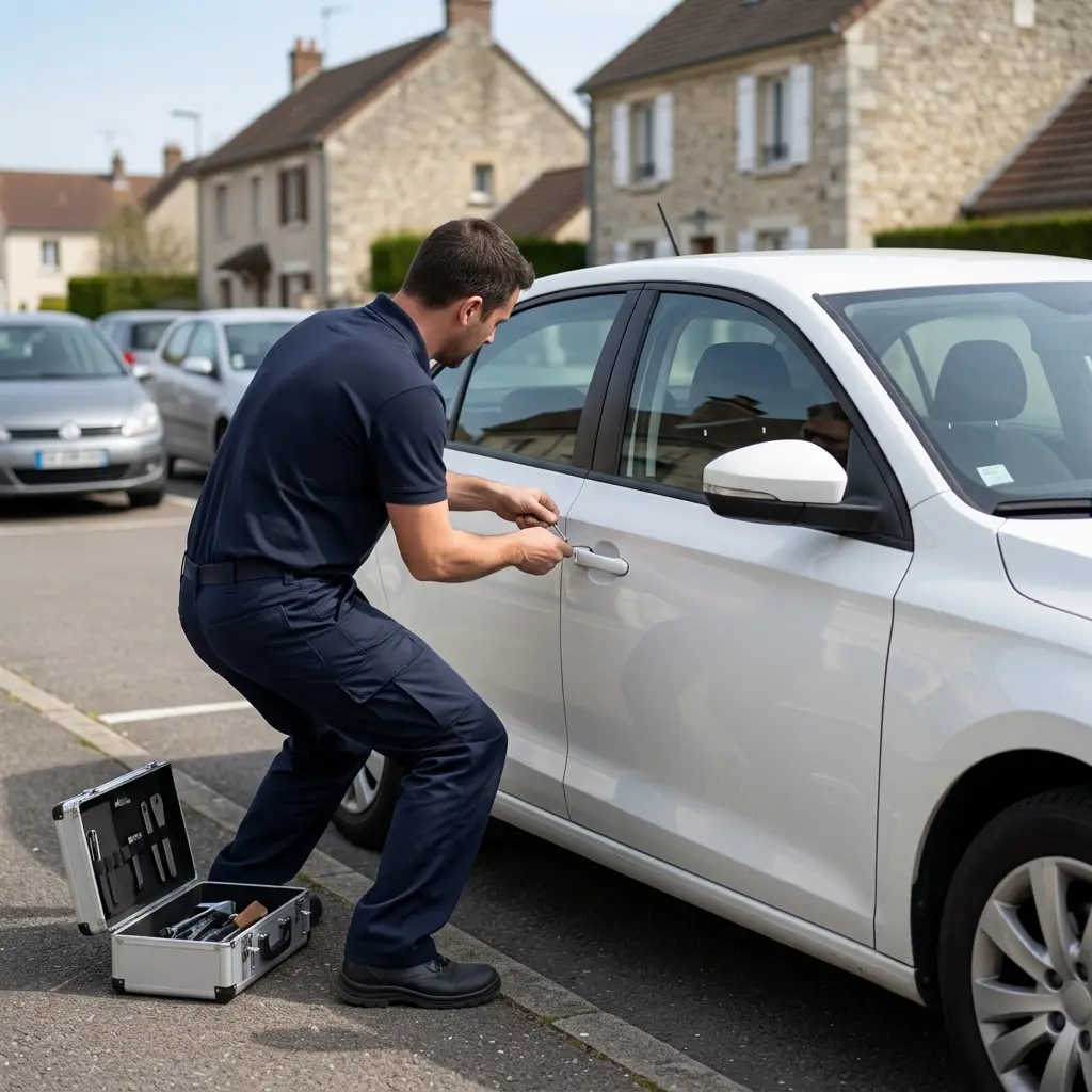 Comment réagir face à une porte de voiture bloquée ?