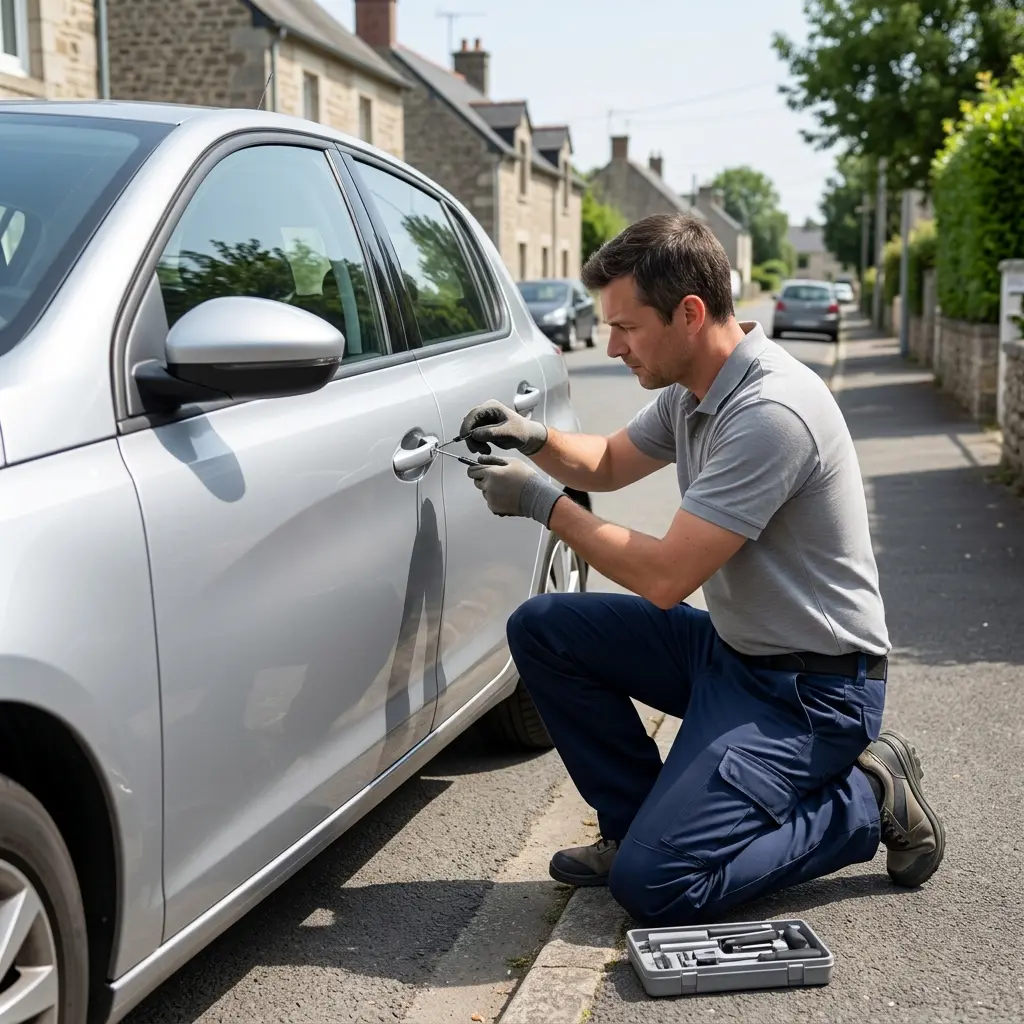 Comment se déroule l'ouverture de porte voiture à Brenouille ?