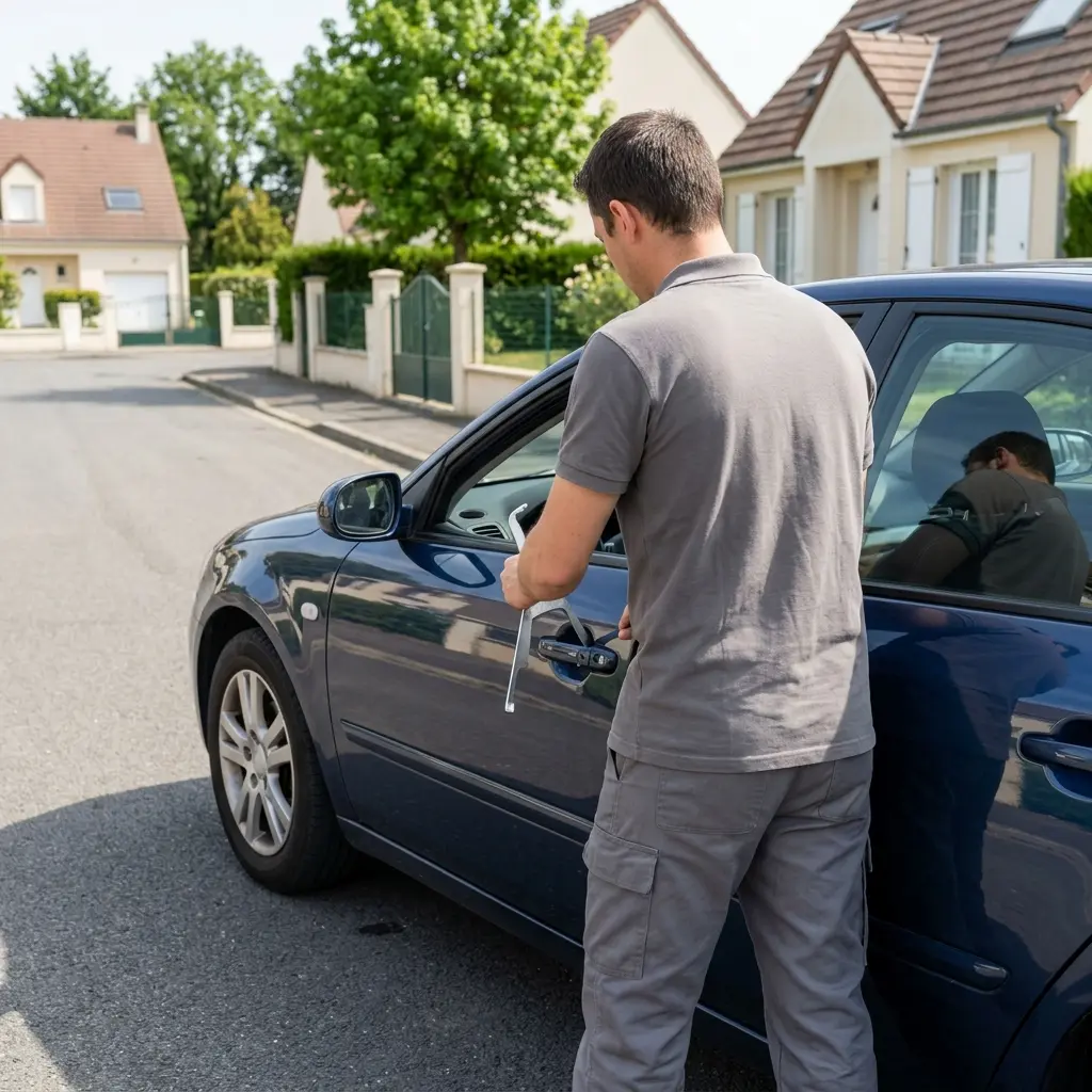 Comment se déroule l'ouverture de porte voiture à Vaux-le-Pénil ?