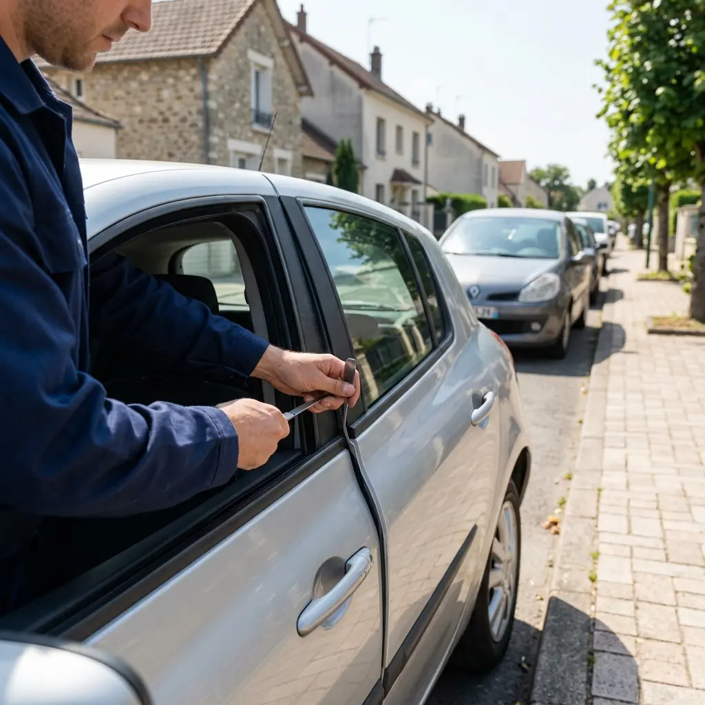 Comment réagir face à une porte voiture bloquée ?