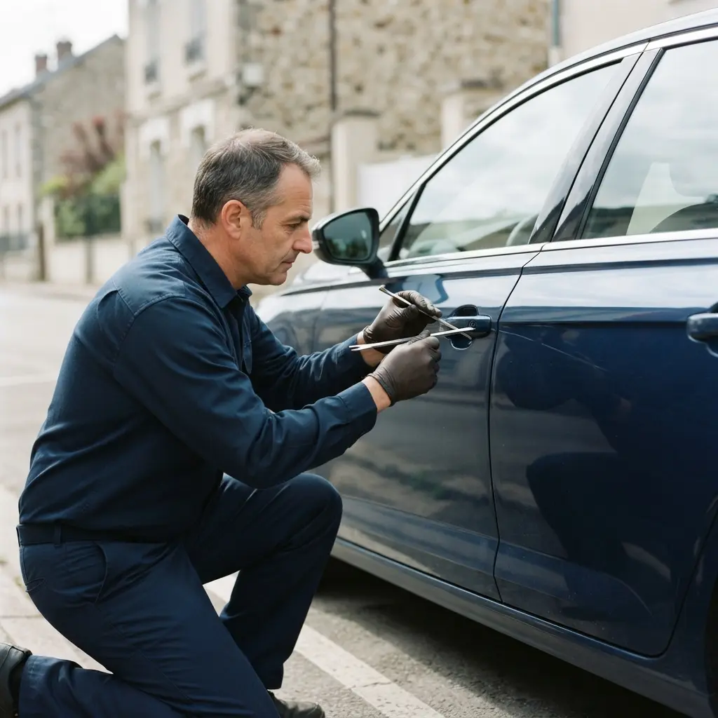 Comment réagir face à une porte de voiture verrouillée ?
