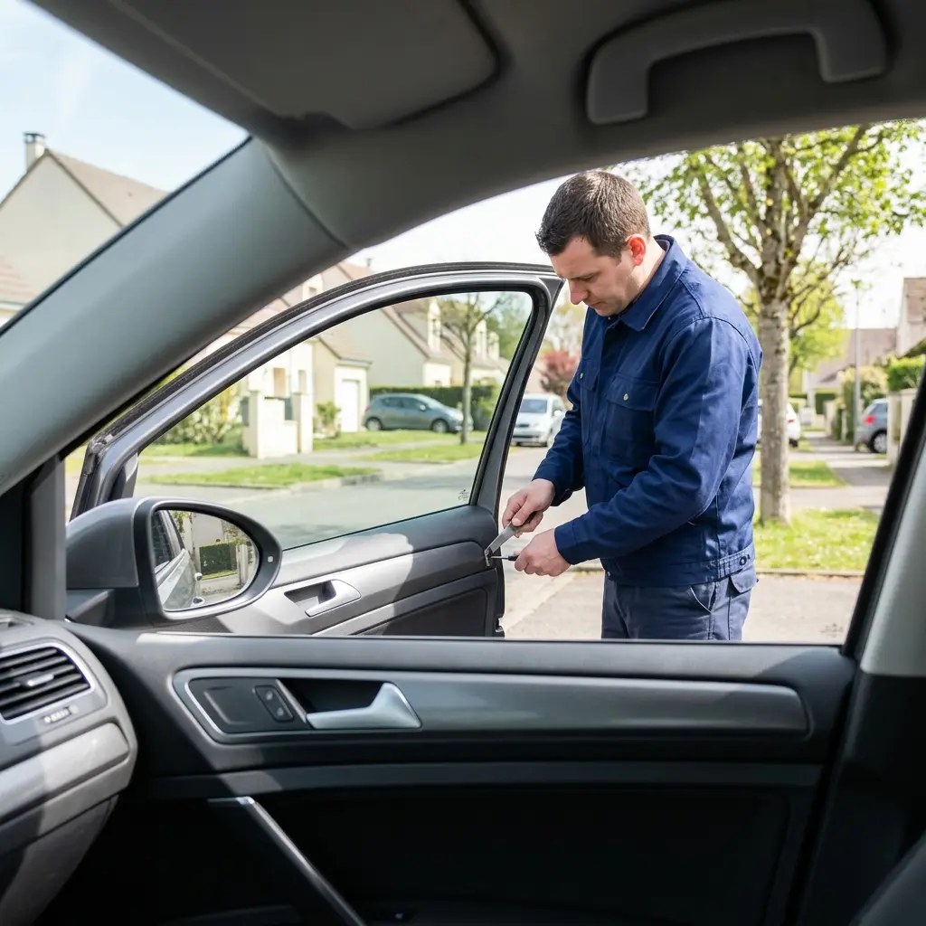 Comment se déroule l'ouverture de porte voiture à Roissy-en-Brie ?