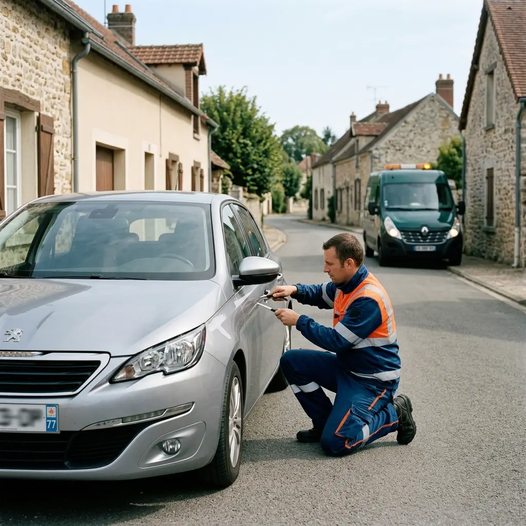 Ouverture de porte voiture Chailly-en-Bière (77930)