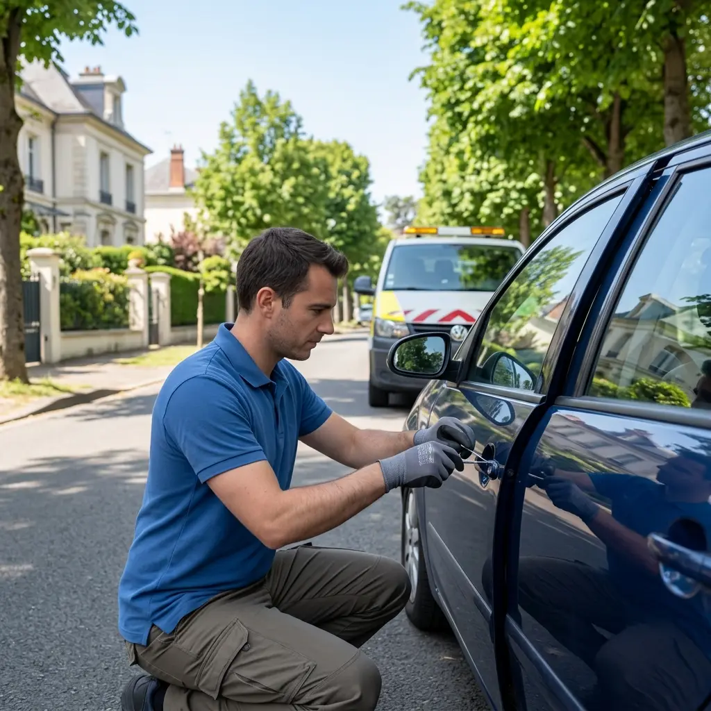 Notre approche professionnelle pour l’ouverture de porte voiture à Vésinet