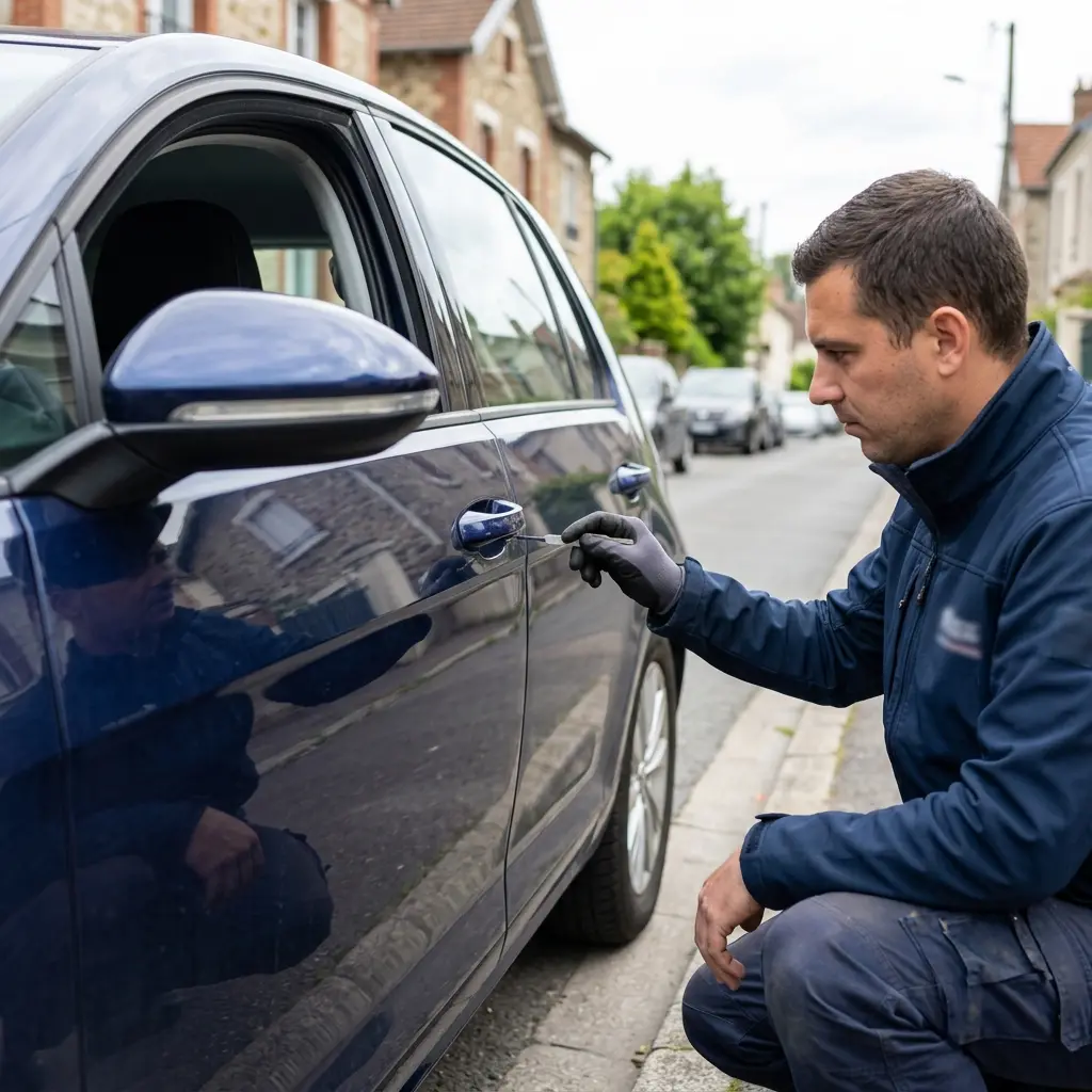 Notre méthode d'ouverture de porte automobile à Verrière en action